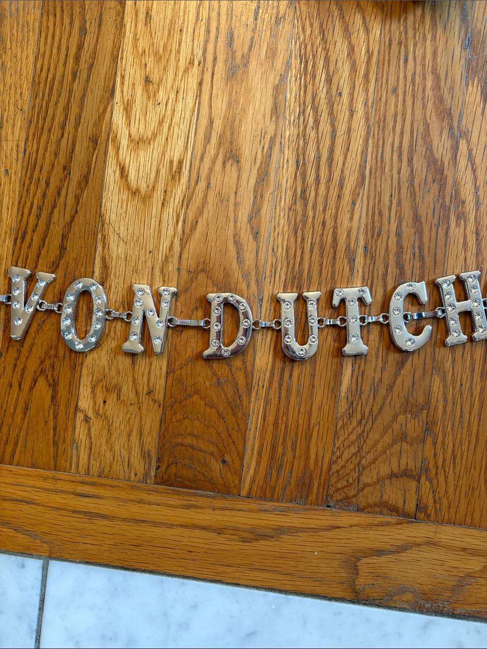 Von Dutch silver chain belt brand new. Multiple sizes - Picture 2 of 4